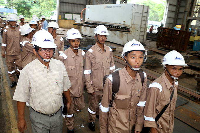 AMECC KHAI MẠC KHÓA ĐÀO TẠO LẦN 2 CHO NHÀ MÁY KẾT CẤU THÉP TẠI MYANMAR